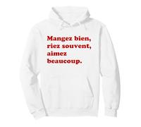 Inscription française Paris Citation Français ami français Sweat à Capuche