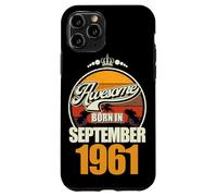 Inscription « Großartig Seit Septembre 1961 65th Geburtstag » Coque pour iPhone 11 Pro