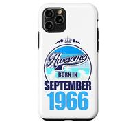 Inscription « Großartig Seit Septembre 1966 60th Geburtstag » Coque pour iPhone 11 Pro
