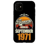 Inscription « Großartig Seit Septembre 1971 55th Geburtstag » Coque pour iPhone 11