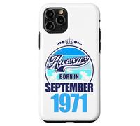Inscription « Großartig Seit Septembre 1971 55th Geburtstag » Coque pour iPhone 11 Pro