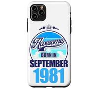Inscription « Großartig Seit Septembre 1981 45th Geburtstag » Coque pour iPhone 11 Pro Max