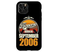 Inscription « Großartig Seit Septembre 2006 » pour 20e Anniversaire Coque pour iPhone 11 Pro