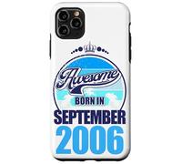Inscription « Großartig Seit Septembre 2006 » pour 20e Anniversaire Coque pour iPhone 11 Pro Max