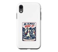 Inscription « He Almost Had It Just Keep Your Eyes Up » Coque pour iPhone XR