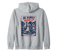 Inscription « He Almost Had It Just Keep Your Eyes Up » Sweat à Capuche