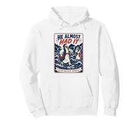 Inscription « He Almost Had It Just Keep Your Eyes Up » Sweat à Capuche