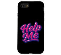 Inscription Help Me Illustration Coque pour iPhone SE (2020) / 7/8