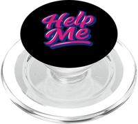 Inscription Help Me Illustration PopSockets PopGrip pour MagSafe