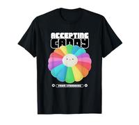 Inscription Humoristique « Accepting Candy from Strangers » T-Shirt