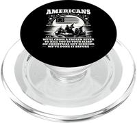 Inscription Humoristique « Americans We'll Cross A Frozen River » PopSockets PopGrip pour MagSafe