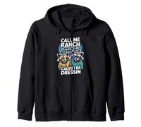 Inscription Humoristique « Call Me Ranch » Sweat à Capuche
