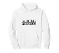 Inscription Humoristique « Dad of Girls Outnumbered » Sweat à Capuche