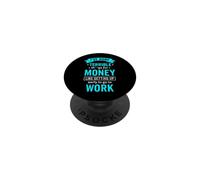 Inscription Humoristique « Done Terrible for Money » PopSockets PopGrip Adhésif