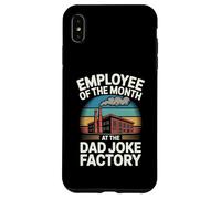 Inscription Humoristique « Employee of The Month at The Dad Joke Factory » Coque pour iPhone XS Max