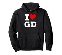 Inscription humoristique en allemand Schwäbisch Gmünd - I Love GD Gmünder Heimat Sweat à Capuche