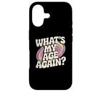 Inscription Humoristique Happy Hour Sarcasm de What's My Age Again Coque pour iPhone 17