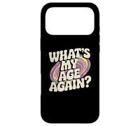 Inscription Humoristique Happy Hour Sarcasm de What's My Age Again Coque pour iPhone 17 Pro Max