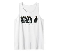 Inscription Humoristique « I Just Gotta Be Me Rockhopper Penguin » Débardeur