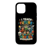 Inscription Humoristique « I Teach Super Heroes Back to School First Day » Coque pour iPhone 12/12 Pro