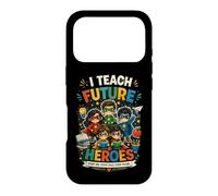 Inscription Humoristique « I Teach Super Heroes Back to School First Day » Coque pour iPhone 17 Pro
