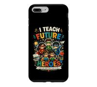 Inscription Humoristique « I Teach Super Heroes Back to School First Day » Coque pour iPhone 7 Plus/8 Plus