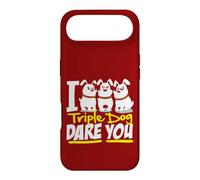 Inscription Humoristique I Triple Dog Dare You Coque pour iPhone Air
