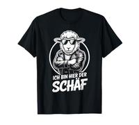 Inscription humoristique « Ich Bin Hier Der Schäf » T-Shirt