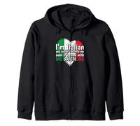 Inscription Humoristique Italienne Heritage Italian Roots I'm Italia Sweat à Capuche