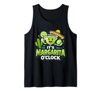 Inscription Humoristique « Its Margarita O'Clock » Débardeur