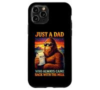 Inscription Humoristique Just A Dad Who Always Came Back with The Milk Coque pour iPhone 11 Pro