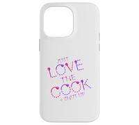 Inscription Humoristique Just Love The Cook Shut Up Coque pour iPhone 14 Pro Max