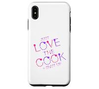 Inscription Humoristique Just Love The Cook Shut Up Coque pour iPhone XS Max
