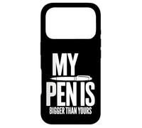 Inscription Humoristique « My Pen is Bigger Than Yours » Coque pour iPhone 17 Pro