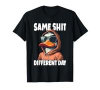 Inscription humoristique « Same Shit Different Day Duck » T-Shirt