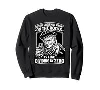 Inscription Humoristique Whisky on The Rocks servieren Alter schotte Sweatshirt