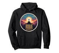 Inscription « I Can Do All This Through Him Who Gives Me Strength » Sweat à Capuche