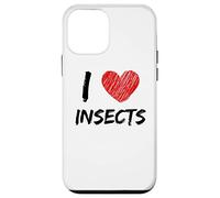 Inscription « I Love Insects » avec cœur Coque pour iPhone 12 mini