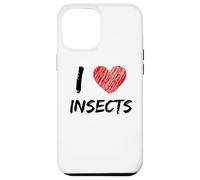 Inscription « I Love Insects » avec cœur Coque pour iPhone 12 Pro Max