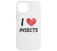 Inscription « I Love Insects » avec cœur Coque pour iPhone 14 Plus