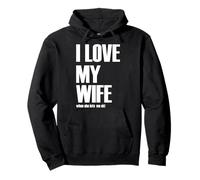 Inscription « I Love My Wife When She Lets me Ski » Sweat à Capuche
