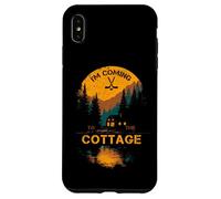 Inscription « I'm Coming to The Cottage » Coque pour iPhone XS Max