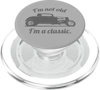 Inscription I'm Not Old I'm A Classic Funny Hotrod Car Birthday PopSockets PopGrip pour MagSafe
