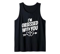 Inscription I'm Obsessed with You Cute Love Débardeur