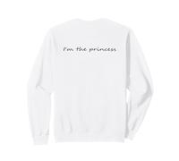 Inscription I'm The Princess in Black Police Sweatshirt