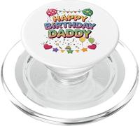 Inscription « It is My Daddy's Birthday » colorée PopSockets PopGrip pour MagSafe