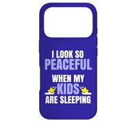Inscription J'Ai l'air si paisible Quand Mes Enfants Parents Coque pour iPhone 17 Pro