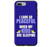 Inscription J'Ai l'air si paisible Quand Mes Enfants Parents Coque pour iPhone 7 Plus/8 Plus