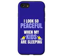 Inscription J'Ai l'air si paisible Quand Mes Enfants Parents Coque pour iPhone SE (2020) / 7/8