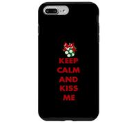 Inscription Keep Calm and Kiss Me Novelty Christmas Coque pour iPhone 7 Plus/8 Plus